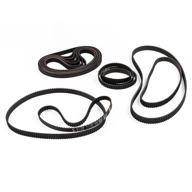 What are the primary advantages of using HNBR rubber in automotive timing belts compared to other materials?